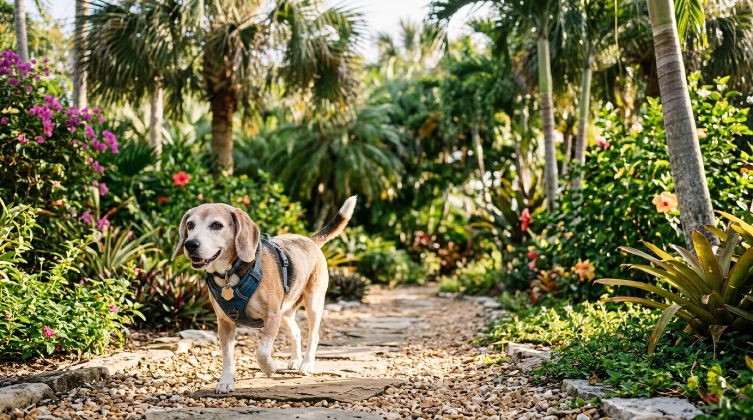 Beagle dog, canine cognitive dysfunction in Tampa, Florida