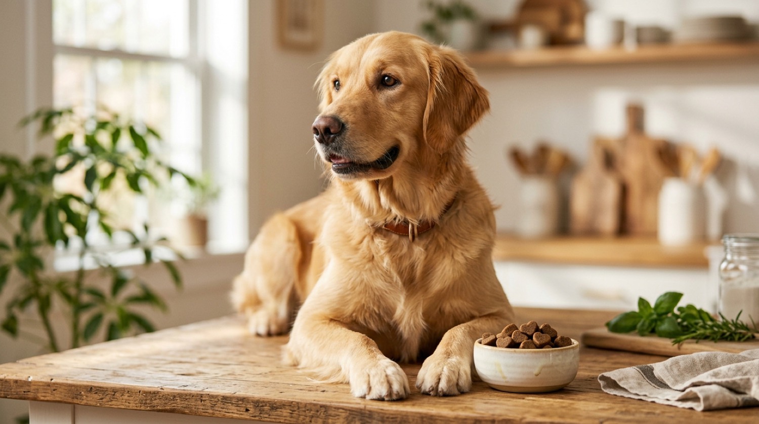Healthy dog, dog longevity supplements