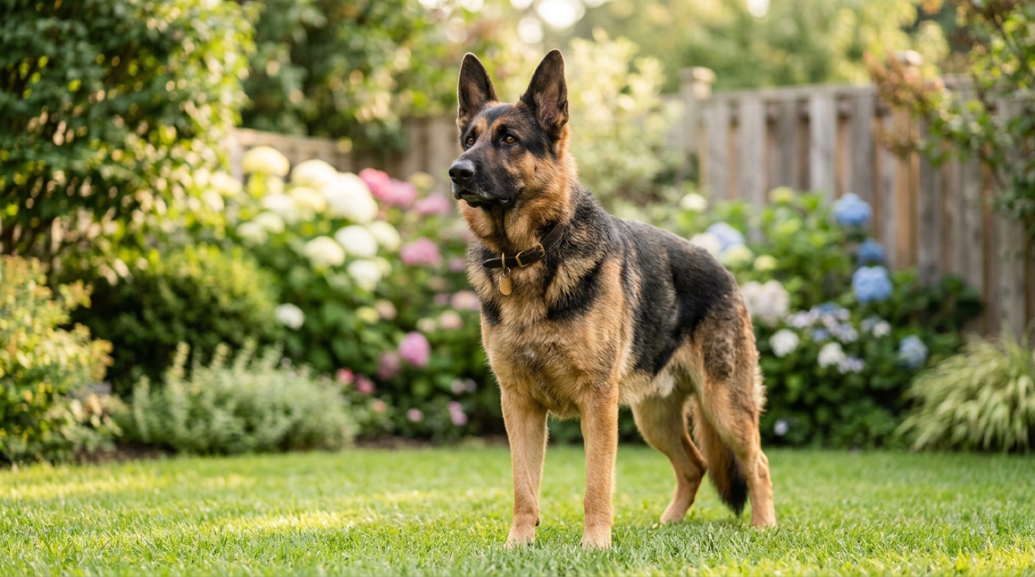 German Shepherd dog, dog longevity supplements